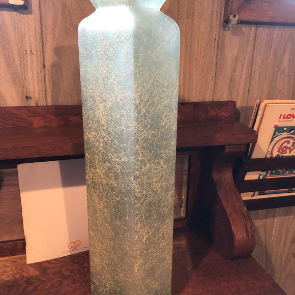 8226 VIDRIOS San Miguel SPAIN Vase Green Vase 100% Recycled Glass - Picture 3 of 13